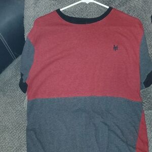 Zoo York Red and Gray Short Sleeve Tee